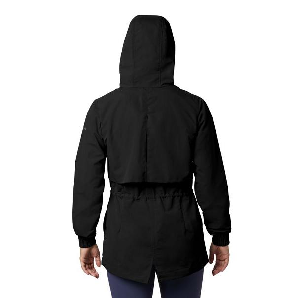 Columbia Day Trippin Rain Jacket Black For Women's NZ67358 New Zealand